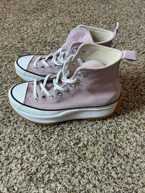 Converse Run Star Hike High Himalayan Salt Pink Platform Sneakers